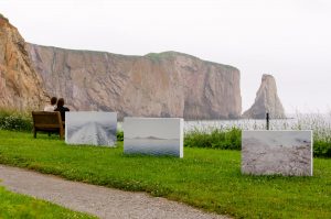 Vue d'exposition d'Ilaria Abbiento à Percé